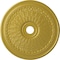 Ekena Millwork Oakleaf Ceiling Medallion (Fits Canopies up to 6 1/4"), 29 1/8"OD x 3 5/8"ID x 1"P, Rich Gold CM29OARGS - alternate 1